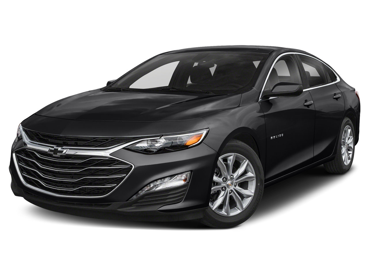2022 Chevrolet Malibu LT in Northsky Blue Metallic — front three-quarter view