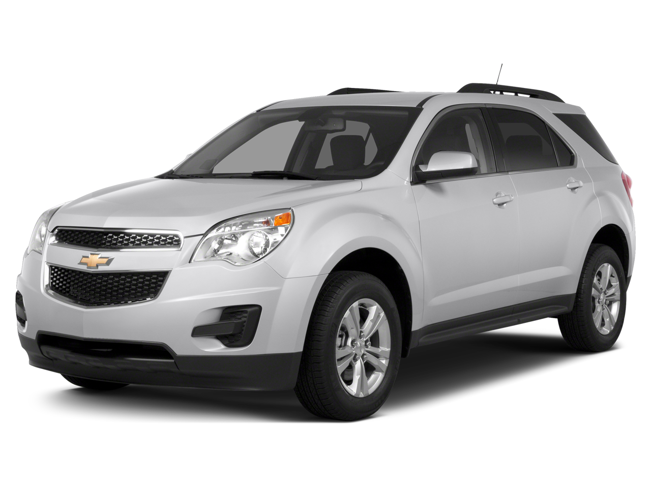 2015 Chevrolet Equinox LT in Summit White — front three-quarter view