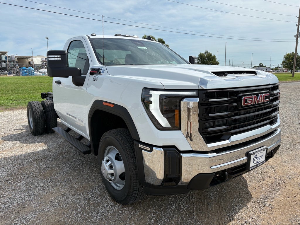 2026 GMC Sierra 3500 HD Chassis Cab — rear three-quarter view