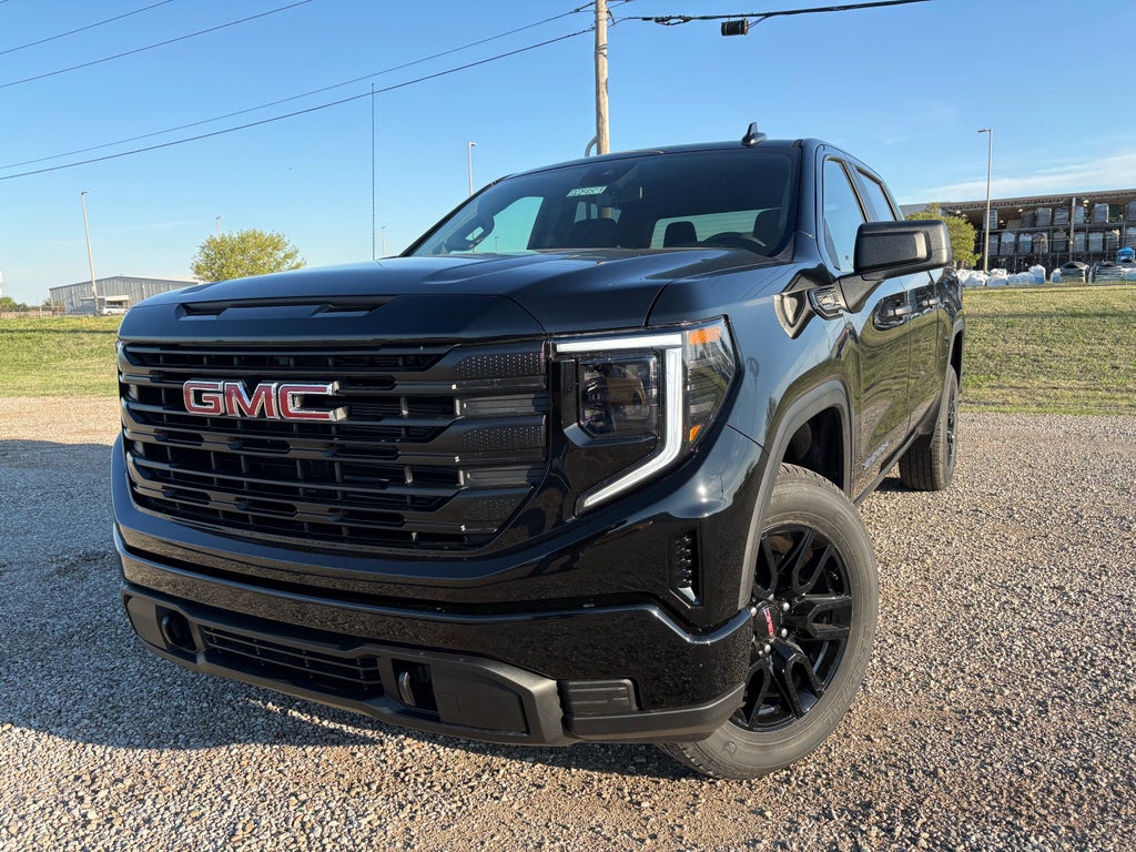 2026 GMC Sierra 1500 Pro in Onyx Black — front three-quarter view