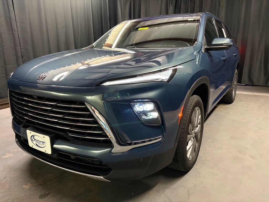 2025 Buick Enclave Preferred in Ocean Blue Metallic — front three-quarter view